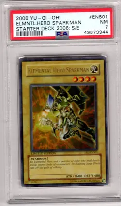 PSA 7 MINT Yu-Gi-Oh! 2006 Elemental Hero Bladedge Limited Edition YSO-ENS01 - Image 1