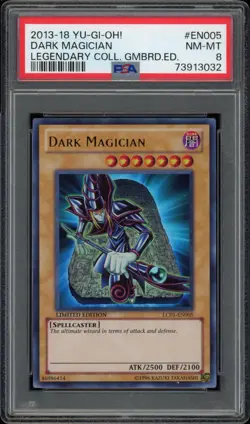 2010 Yu-Gi-Oh! Dark Magician LC01-EN005 Ultra Rare PSA 8 - Image 1