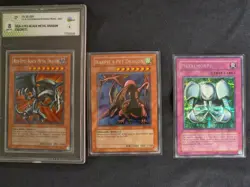YuGiOh Drago Red-Eyes Black Metal Dragon FMR-001 ,002, 003 SET - Image 1