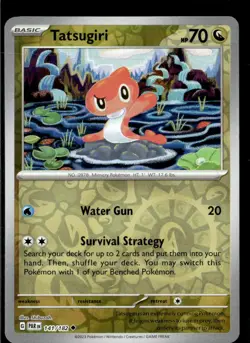 Pokemon Tatsugiri 141/182 Paradox Rift Reverse Holo Uncommon 4 Card Lot - Image 1