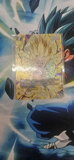 Dragon Ball Trading Card Vegeta Mini DA Ultimate Battle Promo Card - Image 1