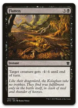 Flatten #100 (LP) Dragons of Tarkir DTK Magic MTG - Image 1