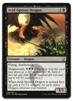 Acid-Spewer Dragon #86 (LP) Dragons of Tarkir DTK Magic MTG - Image 1