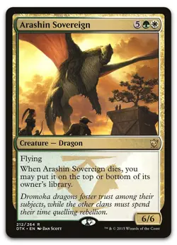 Arashin Sovereign #212 (LP) Dragons of Tarkir DTK Magic MTG - Image 1