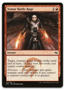 Temur Battle Rage #116 (MP) Fate Reforged FRF Magic MTG - Image 1
