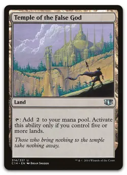 Temple of the False God #314 (NM) Commander 2014 C14 Magic MTG - Image 1