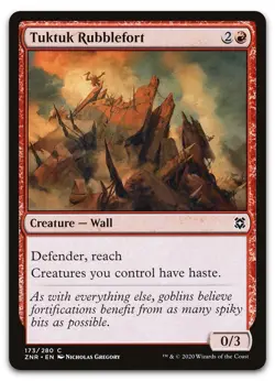 Tuktuk Rubblefort #173 (LP) Zendikar Rising ZNR Magic MTG - Image 1