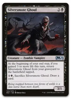 Silversmote Ghoul #122 (LP) Core Set 2021 M21 Magic MTG - Image 1