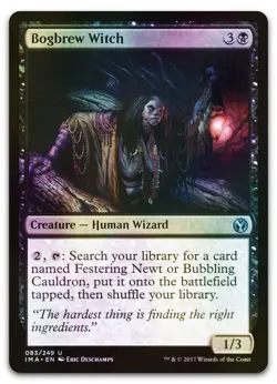Bogbrew Witch #83 (Foil) (LP) Iconic Masters IMA Magic MTG - Image 1