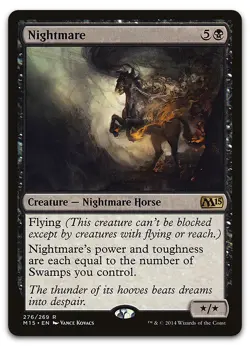 Nightmare #276 (LP) Magic 2015 M15 Magic MTG - Image 1