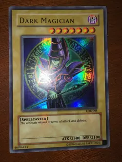 Yu-Gi-Oh! Dark Magician LOB-005 Rare Card - Image 3