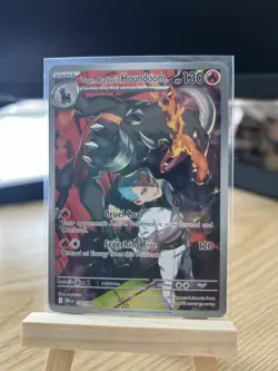 Pokemon TCG Team Rockets Houndoom Illustration Rare Card 191/182 Destined Rivals - Image 1