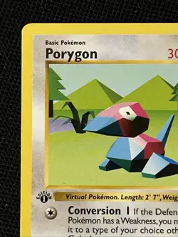 Pokemon Porygon 39/102 (1st Edition) Shadowless *Near Mint* Never Played Card - Image 3