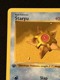 Pokemon Staryu 65/102 (1st Edition) Shadowless *Near Mint* Never Played Card - Image 3