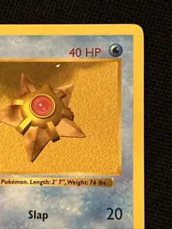 Pokemon Staryu 65/102 (1st Edition) Shadowless *Near Mint* Never Played Card - Image 4