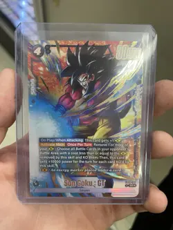Bandai Dragon Ball Super Card Game Son Goku: GT FB09-100 SR Foil English - Image 1