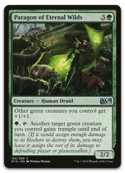 Paragon of Eternal Wilds #190 (LP) Magic 2015 M15 Magic MTG - Image 1