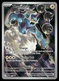 Pokemon Cards Thundurus 209 Scarlet & Violet Promo Holo Promo NM *2 - Image 1