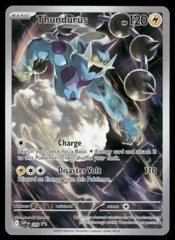 Pokemon Cards Thundurus 209 Scarlet & Violet Promo Holo Promo NM *1 - Image 1