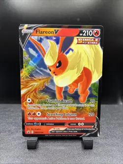 2021 Pokemon TCG SWSH: Promo Cards Flareon V Holo Black Star Promo SWSH149 - Image 1