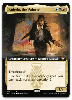 Anhelo, the Painter (Extended Art) #100 (LP) Streets New Capenna NCC Magic MTG - Image 1