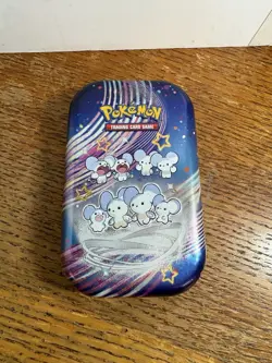 Pokemon - Paldean Fates Mini Tin - Maushold - Used 60 Cards - Image 1