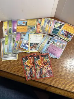 Pokemon - Paldean Fates Mini Tin - Maushold - Used 60 Cards - Image 3