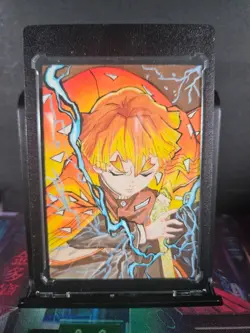 Zenitsu Agatsuma Hand Drawn 1/1 Auto Sketch Art Card Studio Demon Slayer - Image 2