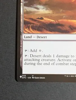 MTG Card - 1x Desert - The List - NM/LP - Magic The Gathering - #233 - 2021 - Image 3