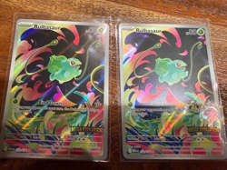 Pokemon Bulbasaur 133/132 2 Card Lot Mint - (Mega Evolution Stamped) - Image 1