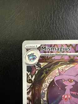 Pokemon Mismagius Holo Rare TCG Card 212/193 Sv02 Paldea Evolved Illustration - Image 3