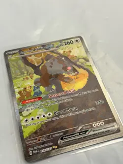 Bloodmoon Ursaluna EX Holo Card 216/167SV06: Twilight Masquerade NM Condition - Image 4