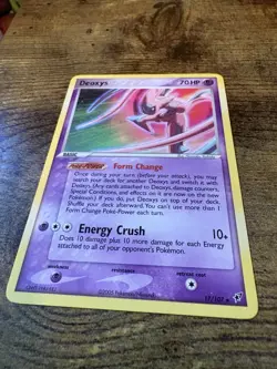 Deoxys (Attack) - 17/107 - Pokemon Ex Deoxys Card Non-Holo MP - Image 2
