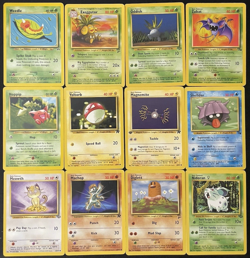 WOTC Vintage Pokemon Card Lot 12 Cards - Light Play - Incl 1st Edition! - Image 1