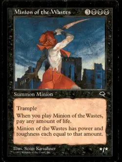Minion of the Wastes LP Light Play Tempest MTG [6902] - Image 1