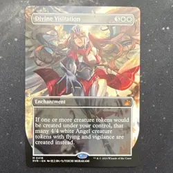 Magic: The Gathering Divine Visitation Anime Borderless Mythic White Ravnica Re… - Image 1