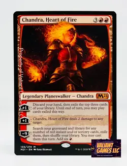 MTG Chandra Heart of Fire 135/274 Mythic Core Set 2021 - Image 1