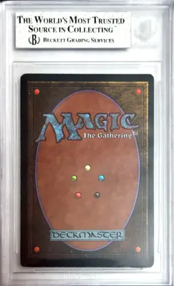 Vintage 1993 Arabian Nights Jihadd Magic the Gathering BGS 7.5 Near Mint+ - Image 2