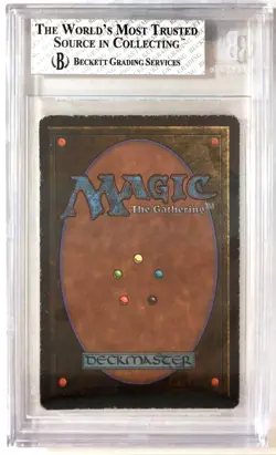 Vintage 1993 MtG Unlimited Mox Emerald Magic the Gathering BGS 5.5 Excellent+ - Image 2