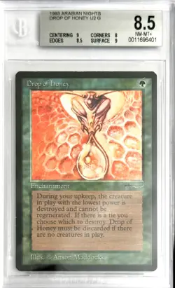 1993 Arabian Nights Drop of Honey Magic the Gathering BGS 8.5, Near-Mint - Mint+ - Image 1