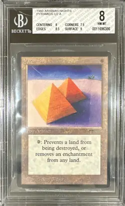 1993 MTG Arabian Nights Pyramids Magic the Gathering BGS 8 Near Mint - Image 1