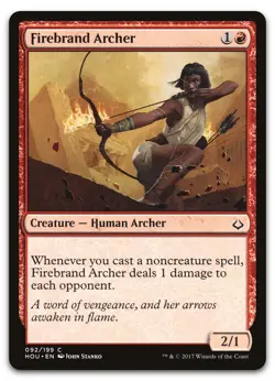 Firebrand Archer #92 (LP) Hour of Devastation HOU Magic MTG - Image 1