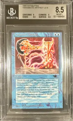 1994 MTG Antiquities Transmute Artifact Magic the Gathering BGS 8.5 Near Mint+ - Image 1