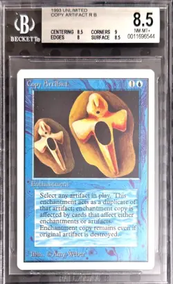 1993 Unlimited Copy Artifact Magic the Gathering BGS 8.5, NM-MT+, Near Mint+ - Image 1