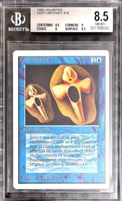 1993 MTG Unlimited Copy Artifact Magic the Gathering BGS 8.5 NM-MT+ - Image 1