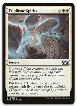 Triplicate Spirits #40 (LP) Magic 2015 M15 Magic MTG - Image 1