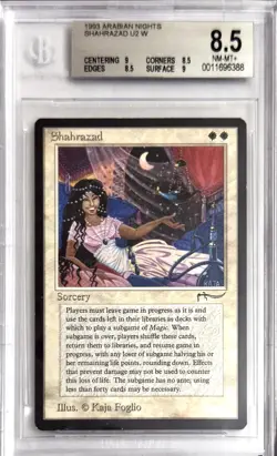 1993 MTG Arabian Nights Shahrazad Magic the Gathering BGS 8.5 NM-MT+ - Image 1