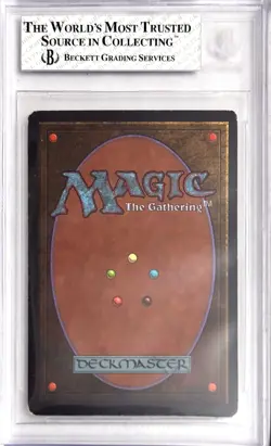 Vintage 1993 MTG Unlimited Scrubland Magic the Gathering BGS 6 Excellent-Mint - Image 2