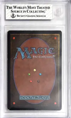1993 MTG Unlimited Scrubland Magic the Gathering BGS 6.5 Excellent Mint+ - Image 2