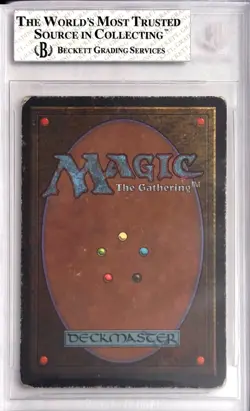 Vintage 1993 Unlimited Forcefield Magic the Gathering BGS 4.5 VG-EX+ - Image 2